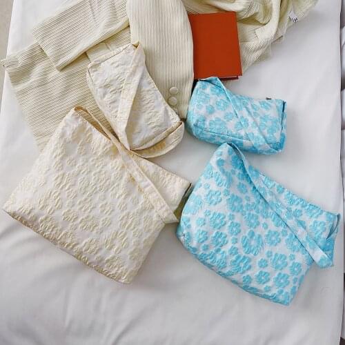 2021 Bags for Women Vintage Flower Printing Canvas Shoulder Bag Female Retro Daily Totes Lady Elegant Large Capacity Handbag