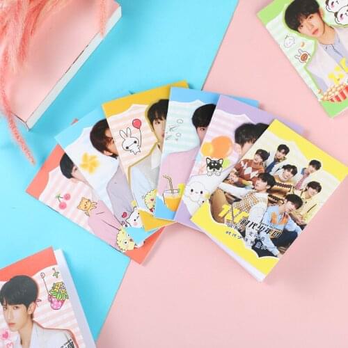TNT Youth League Ma Jiaqi Ding Chengxin Song Yaxuan Notebook Stars with 16 Pages of The Same Paragraph Hand Ledger Cheer Around