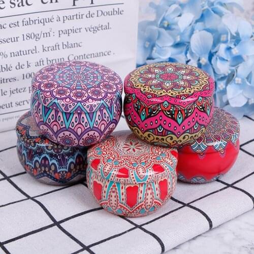 Home Decoration Outdoor Candy Gift Home Decoration Scented Candle Empty box Natural Tin Can
