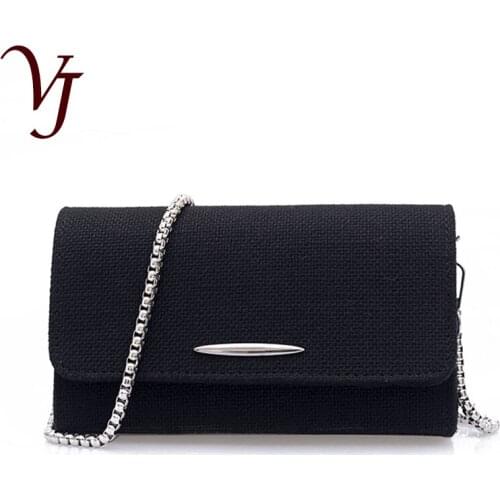 VICTORY JOY Women's Black Clutches