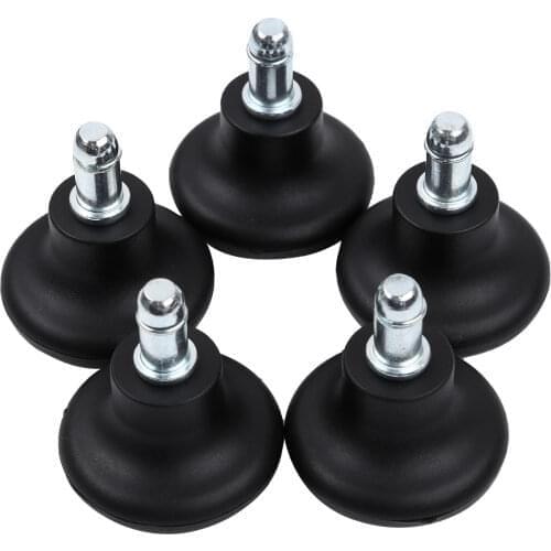 5 Office Computer Swivel Chair Fasten Bell Glides Chairs Casters Wheels Fix Plugs Non Slip Stationary Castors Fasteners Hardware