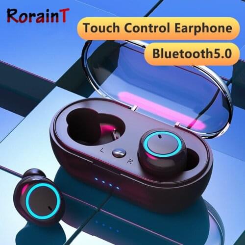 W12 Bluetooth Earphone Noise Cancelling Earbuds TWS 5.0 Sports Waterproof Gaming wireless headsetwith Mic