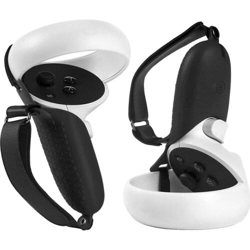 Protective Cover For Oculus Quest 2 VR Touch Controller Case With Knuckle Strap Handle Grip For Oculus Quest 2 VR Accessories