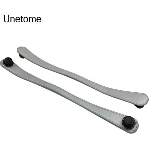 High Quality New 1 Pair 47cm 76CM Flat Pu Faux Leather Handles for Classic Mini O Bag Obag handbag hand bag silicon bags