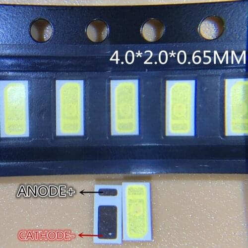 1100pcs 4020 SMD LED Beads Cold white 1W 3V 150mA For TV/LCD Backlight LED Backlight High Power LED 4020