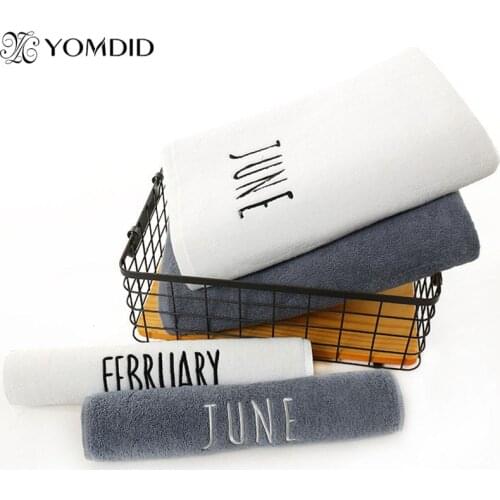 12 months Bath Towel Solid cotton material Beach Towel For Adults Quick Dry Washclothes Super Absorbent Shower Towels Face Towel