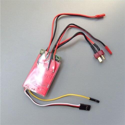 20A x 2 Bidirectional Brushed ESC Dual Way ESC Electronic Regulator with High Speed 380 Motor for DIY RC Car / Boats Accessories