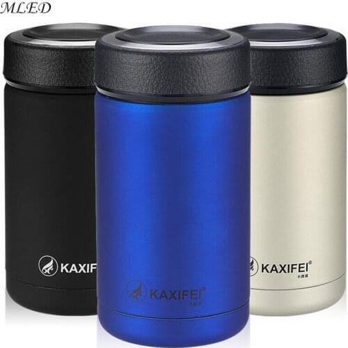 400ml Fashion Stainless Steel Thermos Tea Cup Coffee Mugs Water Bottle Tea Cup Vacuum Flask Travel Mug Insulated Thermos Mug