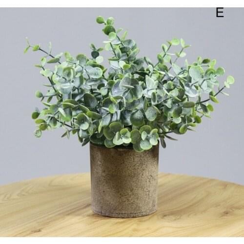 Pool Accessories Simulation Artificial Flowers Pulp Potted Plants Diy Plastic For Home Balcony Garden Decoration Jdh88