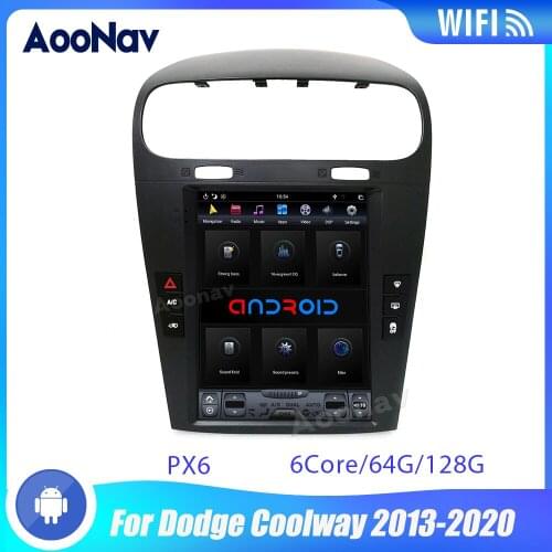 2 Din PX6 Car Radio For Dodge Coolway 2013-2020 Android System Car Autoradio GPS Navigation Multimedia Player Head Unit