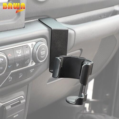BAWA Car Cup Holder For For Jeep Wrangler JL 2018 Up Organizer Drinks Holder Car Accessories Interior Parts For Jeep Wrangler