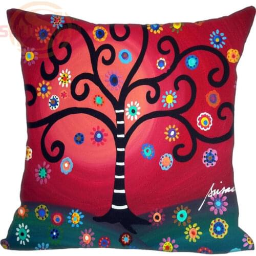 Tree Of Life Art #189 Pillowcase Wedding Decorative Pillow Case Customize Gift For Pillow Cover 20x20,35X35cm One sides