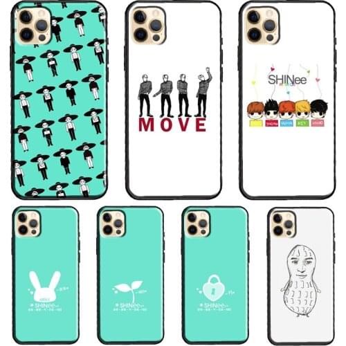 SHINee KPOP Soft Case For iPhone 12 Pro Max Mini X XR XS Max SE 2020 8 7 Plus 11 Pro Max Phone Cover