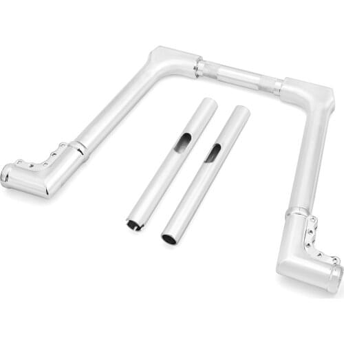 Motorcycle Parts Chrome 12" Fused Ape Hanger Handlebar Seamless Steel Pipe For Harley Most Dyna Softail Sportster XL 883 1200