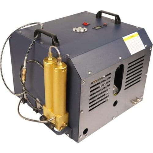 TUXING 4500PSI 300Bar PCPHigh Pressure Pump Air Compressor with Oil Water Separator for Diving Scuba Tank Rifle PCP Inflator