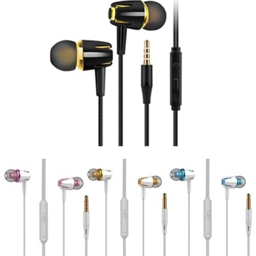 Headphones Wired Earphone E18 Adjustable Volume Pause/play For Huawei Xiaomi Honor 3.5mm Earbuds Wire Headset For Smartphone