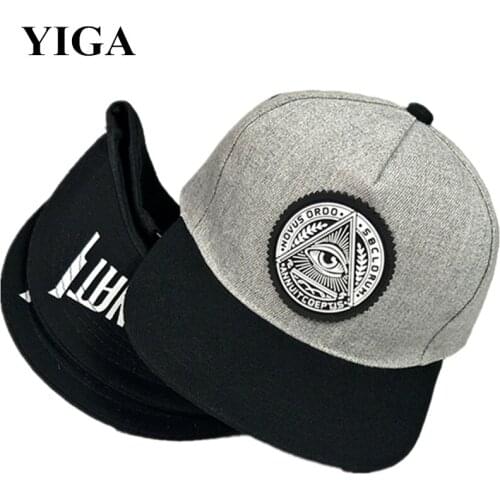 YIGA 2018 New Fashion Round eye eye hip hop hat for Man Women wholesale