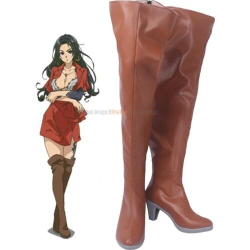 Cattleya Baudelaire Shoes Cosplay Violet Evergarden Cattleya Baudelaire Cosplay Boots High Heel Shoes Custom Made