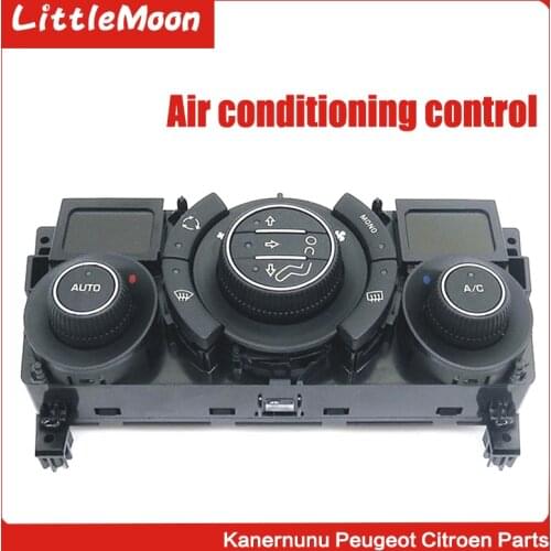 Original air conditioning panel Air conditioning control switch Temperature adjustment switch 6452S2 for Peugeot 308 RCZ 408