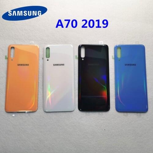 Original Housing Case For Samsung Galaxy A70 2019 A705 A705F A705FN/DS Battery Back Cover Door Rear Cover Repair Part Plastic