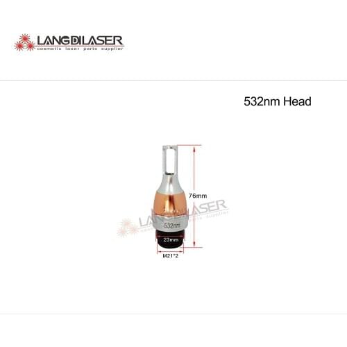 Picosecond laser 532nm head , picosecond laser 532 green light head , KTP crystal 532nm head