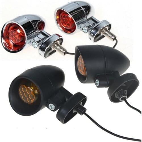 Applicable to Harley Cruise Prince Car Modified Retro Turn Signal Aluminum Alloy Command Light Cornering Lamp Motorcycle