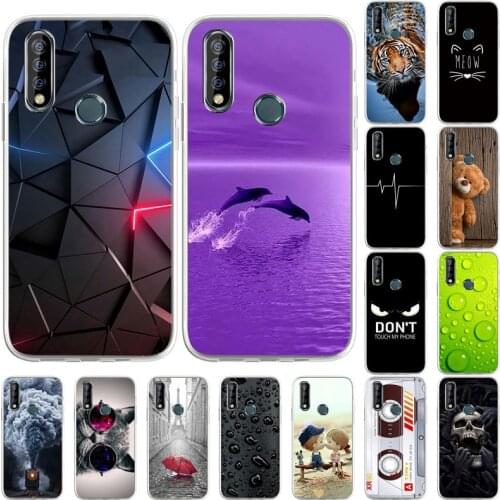 TPU Case For Oukitel C11 Pro Cases Silicon Painted Cover On Oukitel C12 Pro C13 Pro C17 C21 Pro U15 Pro C8 K12 Soft Shell Funda