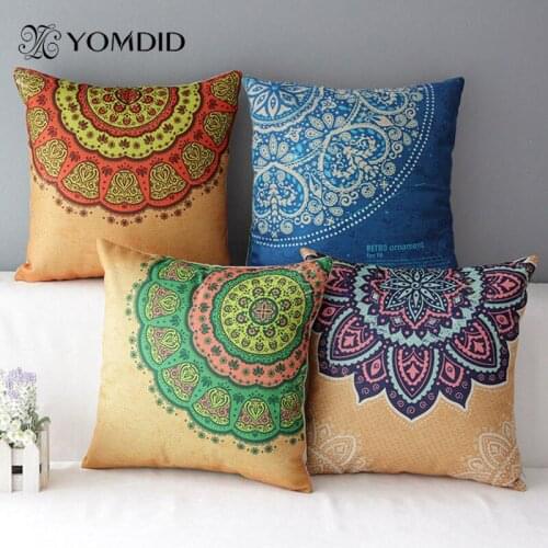Mediterranean cushion cover colorful decorative pillow striped throw pillow ethnic cojine Housse De Coussin almofada decorative