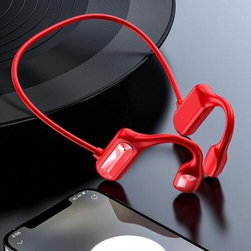 Stereo Sound Durable Bone Conduction Bluetooth-compatible Headphone for Mobile Phone