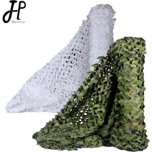 1.5x6m/1.5x4m/1.5x3m Camping Camo Net Army Woodland Jungle Camouflage Nets Hunting Shooting Hide Netting Sun Shelter Car Tent