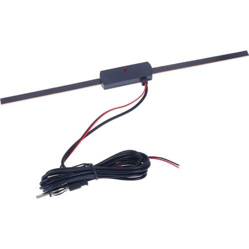 1PC Auto Car Hidden Amplified Antenna 12V Electronic Stereo AM/FM Radio