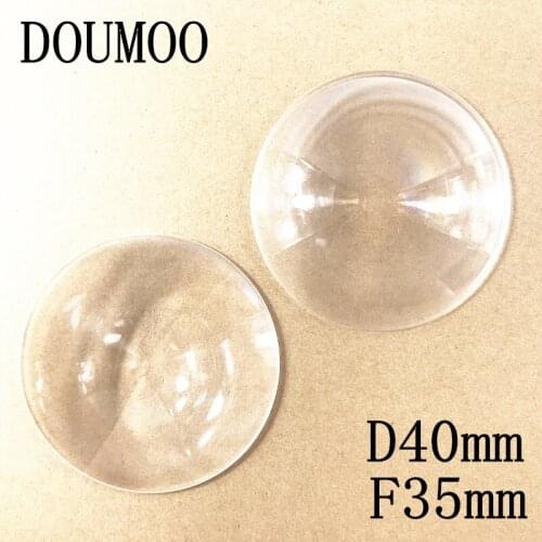 4 pcs /lot Diameter 40 mm Focal length 35 mm acrylic pmma fresnel lens 40 mm x 35 mm Free shipping support dropshipping
