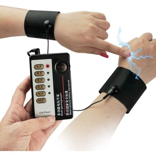 Electric Shock Pulse Orgasm Bracelet Vibrator Adult Toys Nipples Clitoris Stimulator Bdsm Body Massager Erotic Toys Sex Games