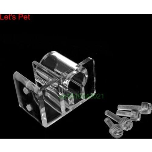 Aquarium Mount Holder Acrylic Fish Tank Filter Outflow Inflow Pipe Water Hose Mount Holder