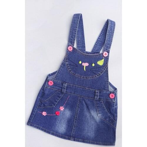 IENENS Baby Girl Dress Clothes Jeans Skirts Children Kids Girls Denim Clothing Skirt Toddler Infant Jumper Skirt 1 2 3 Years