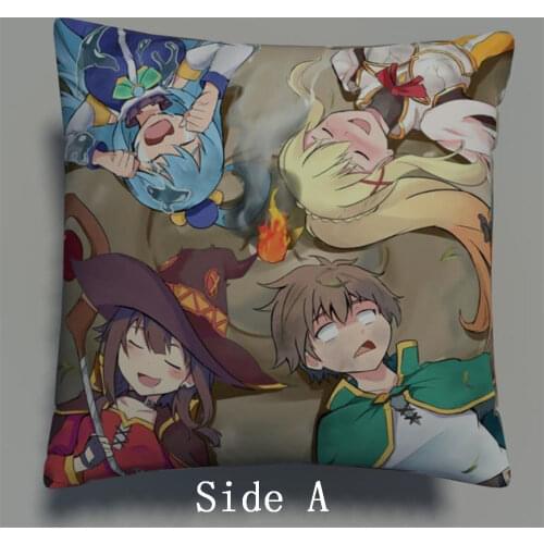 Kono Subarashii Sekai Ni Anime Two Side Pillowcases Hugging Pillow Cushion Case Cover Otaku Cosplay Gift New 510