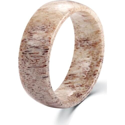 8mm Antler Business Ring Warmth Effect Spring And Summer Wear Mens Ring 2021 Trend Free Shipping