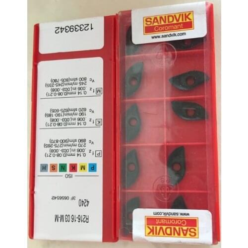 ORIGINAL 10PCS CARBIDE INSERT R216-1603M-M4240