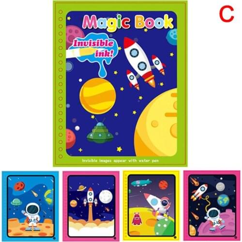 Coloring Book Magic Pen Painting Drawing Board for Kids Toys Magic Water Drawing Book Birthday Gift Repeated Reusable WXV Sale