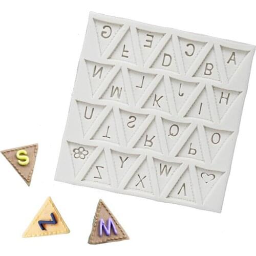 Letter Silicone Mold Cake Decorating Tools Moldes Silicone Fondant Cake Mold Baking