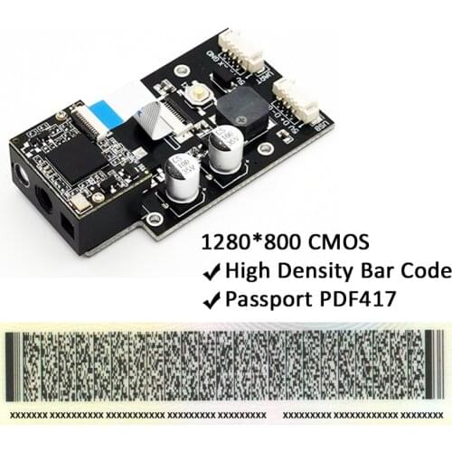 GM69 1D 2D PDF417 USB UART 1280*800CMOS Fast Speed Barcode Scanner Qr Code Scanner Module Reader