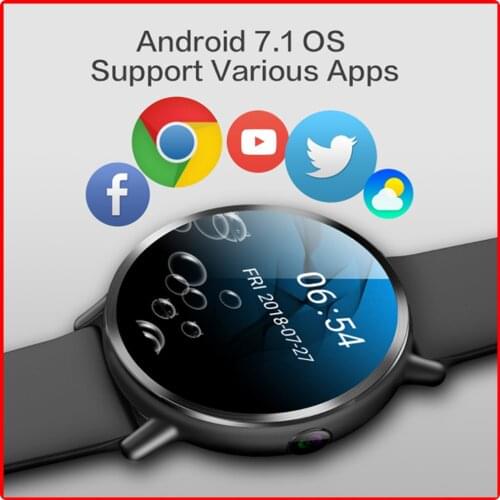 High Quality 4G Smart Android Watch 8MP Camera MTK6739 GPS Fitness Tracker Wifi APP Download Facebook Twitter Google smartwatch