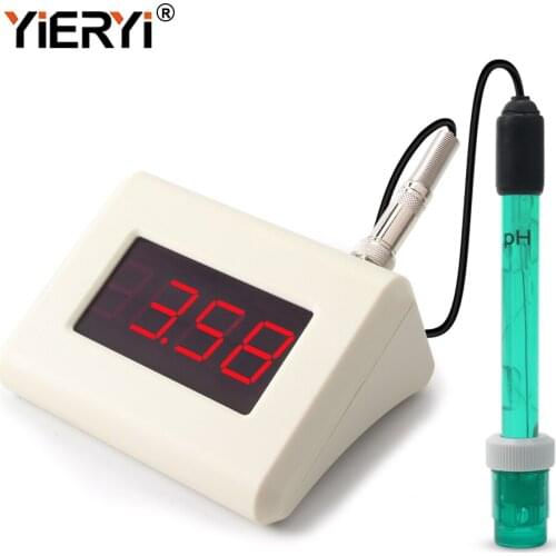 Yieryi New Online PH Water Quality Monitor LCD Digital PH-025M Professional PH Meter for Aquarium Swimming Pool Laboratory