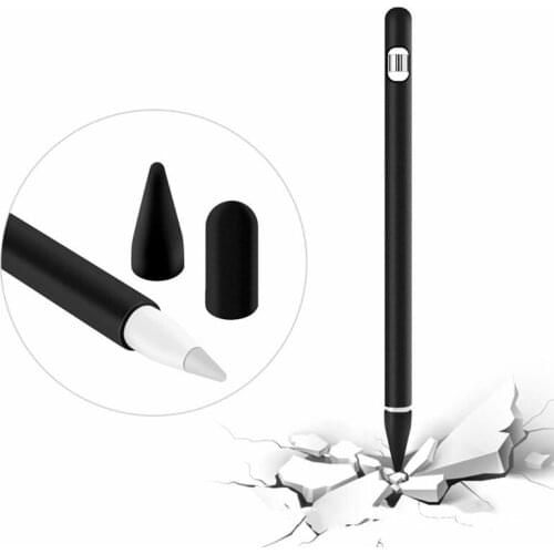 1PC Hot Sale Cute Soft Silicone Protective Pouch Cap Holder Nib Cover Protective case Skin For Apple Pencil Case for iPad Tablet