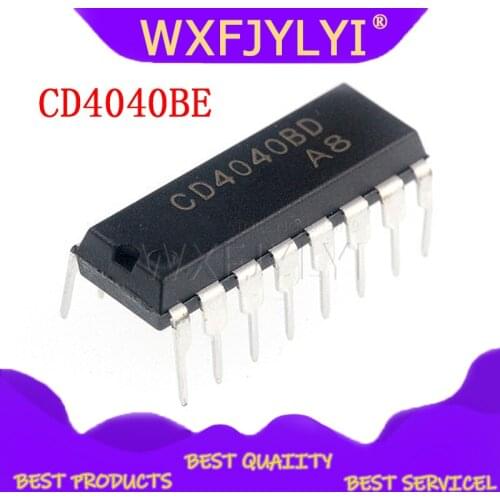 10PCS CD4040BE DIP16 CD4040 DIP 4040BE DIP-16 new and original IC