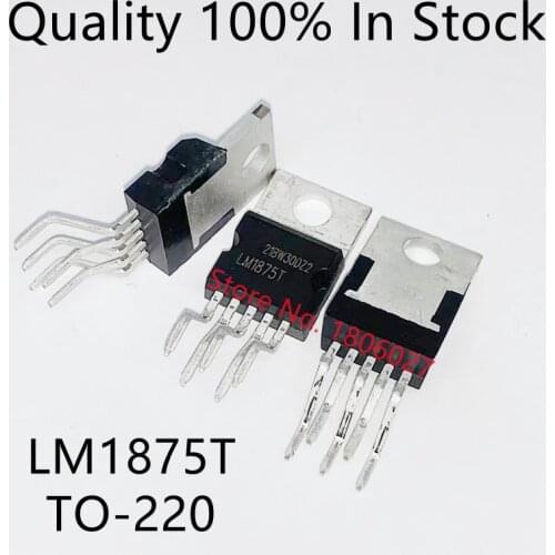10pcs/lot LM1875T LM1875 audio amplifier TO-220-5 20W