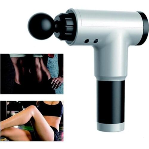Rechargable Fitness Fascia Gun Muscle Pain Relive Massager Therapy Machine Gym Training Home Relax Deep Vibration Equipment