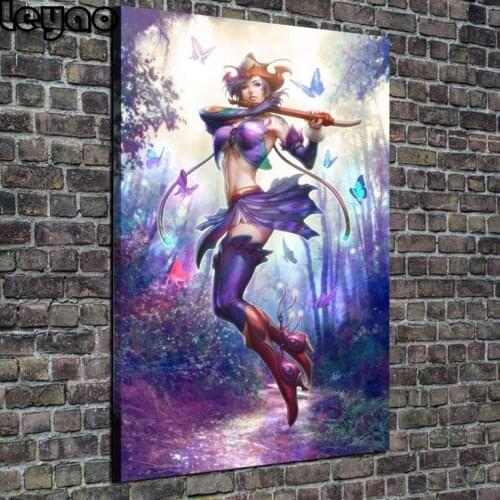 Diy diamond painting rhinestone mosaic "Loark Fairy" cross stitch 5d Embroidery Diamond Kits Full Square Round Drill