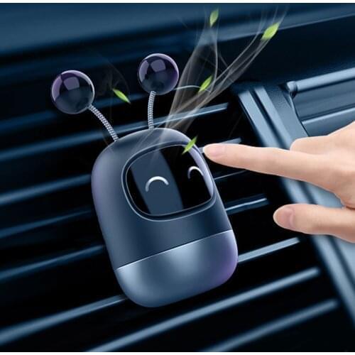 Aroma Diffuser with Cologne/Lemon/Ocean Scented Solid Perfume Car Decoration Car Air Freshener Fragrance Clip Air Vent Clip