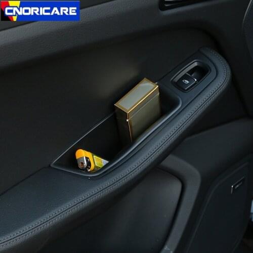 Car Styling Door Armrest Handle Storage Box Decoration For Porsche Macan 2014-17 Interior Modified Accessories